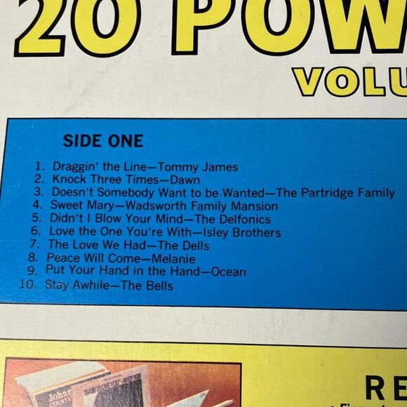 20 Power Hits: Volume 2 vinyl - Picture 3 of 5